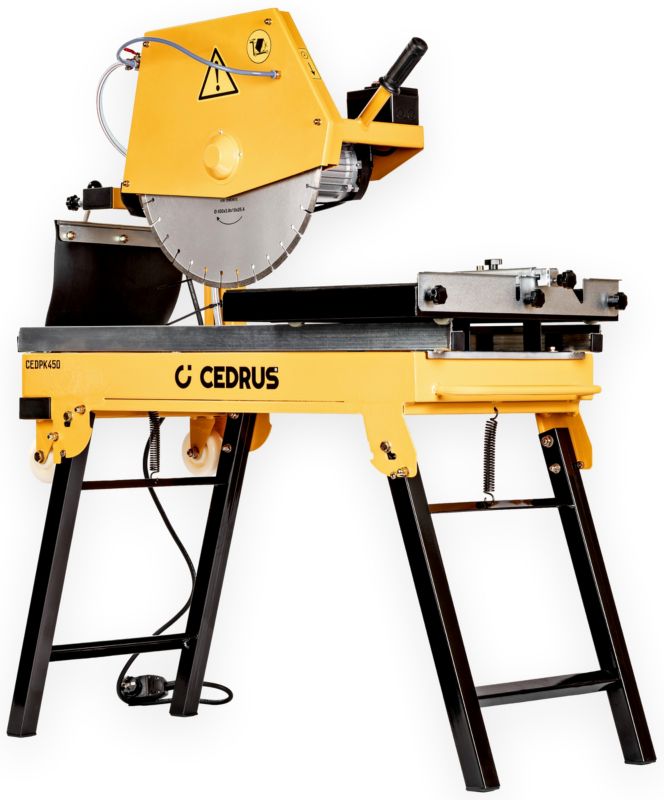 Cedrus Pk450 Piła Pilarka Przecinarka Budowlana Stołowa Do Cięcia Kostki Silki Cegieł Betonu Kamienia 450mm 1szt.