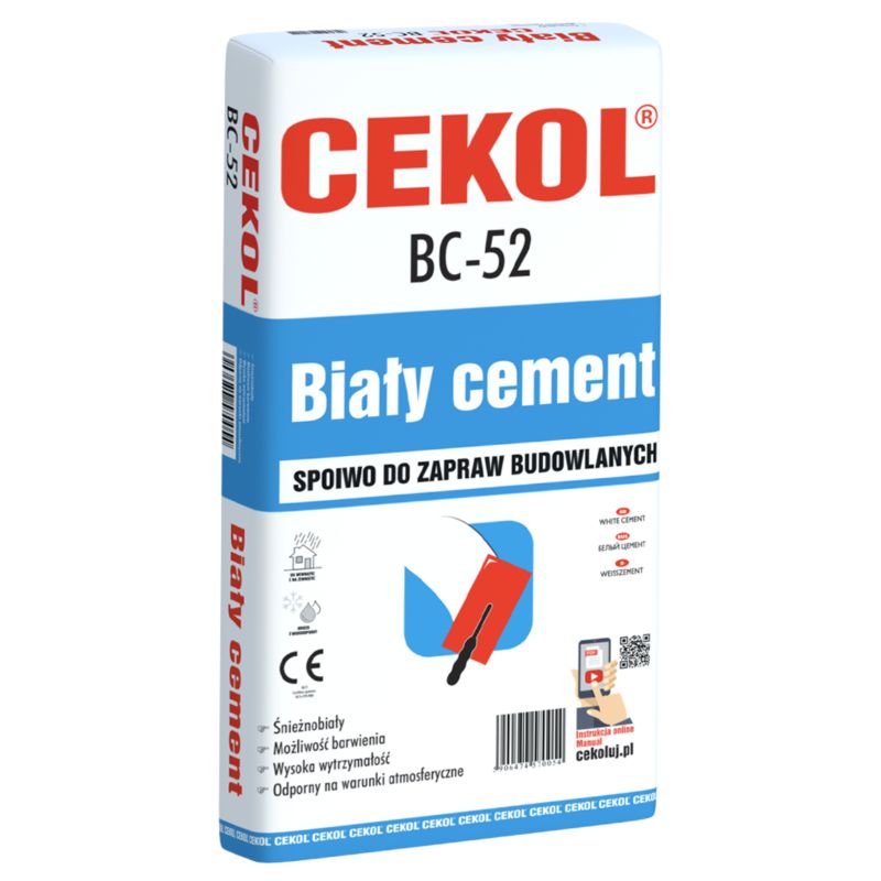 Cement biały Cekol 5 kg