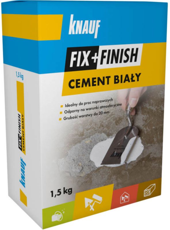 Cement Knauf Fix Finish biały 1,5 kg
