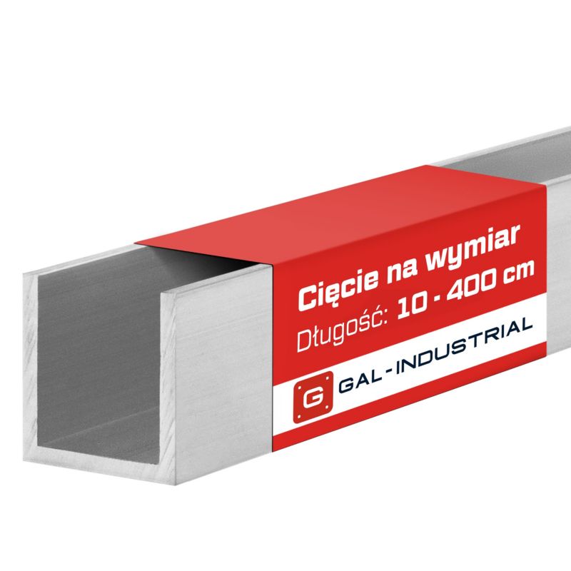 Ceownik aluminiowy GAL-INDUSTRIAL 25x25x25x2 mm 100 cm ALUMINIUM PA38 + Cięcie na wymiar 1 szt.