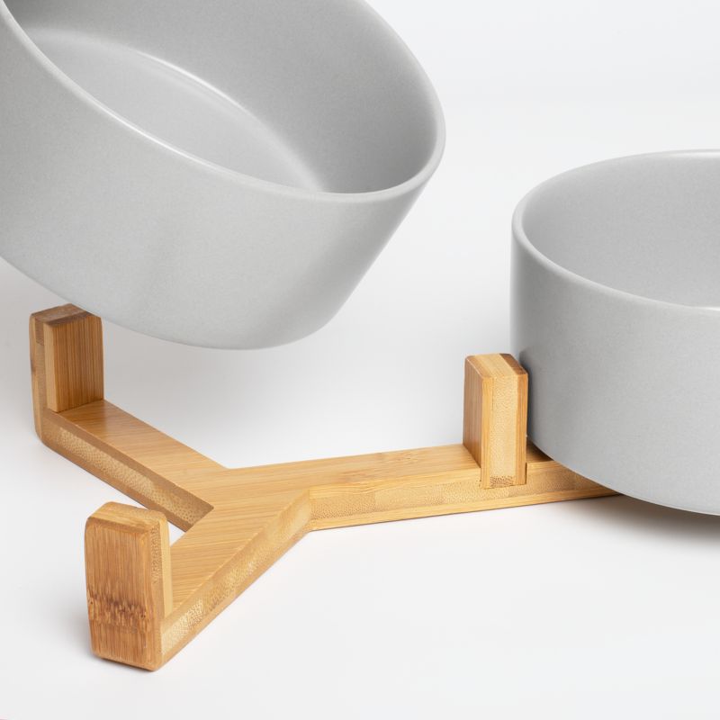 Ceramiczne miski dla zwierząt Be-active.pl miski dla psa kota na karmę wodę 2szt.