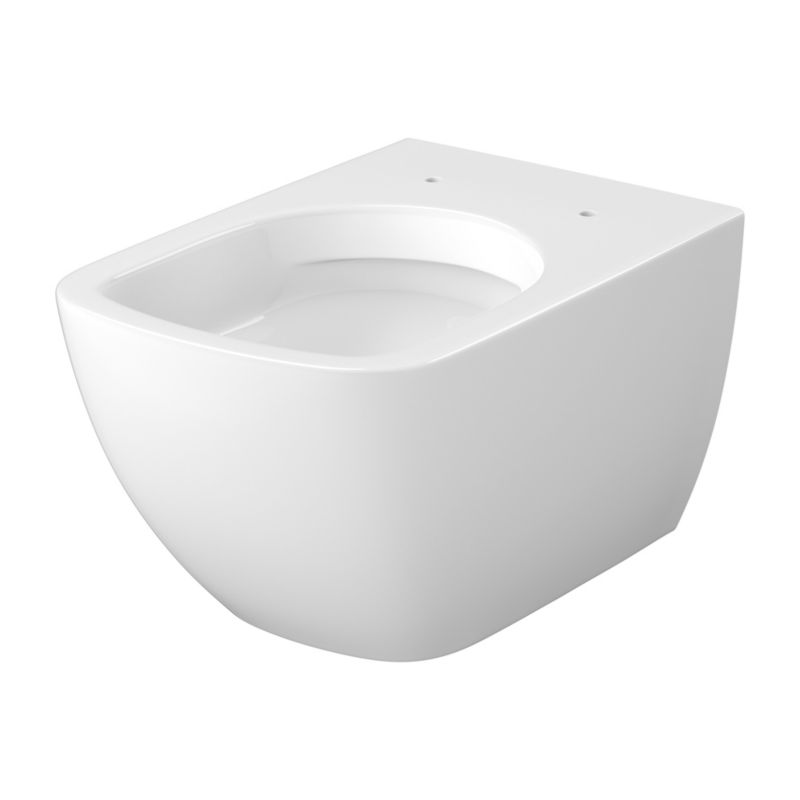 Cersanit Zen miska WC wisząca biały połysk spłukiwanie wirowe wolnoopadająca 1 szt.
