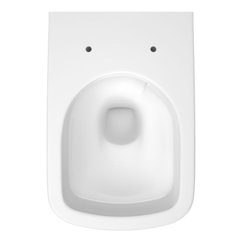 Cersanit Zen miska WC wisząca biały połysk spłukiwanie wirowe wolnoopadająca 1 szt.