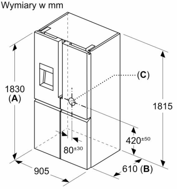 Chłodziarko-zamrażarka SIEMENS KF96DAXEA 1szt.