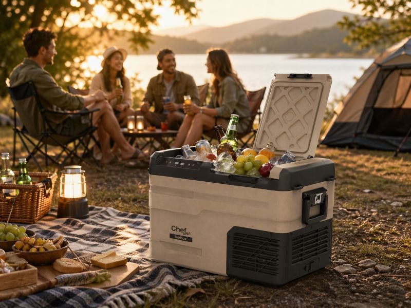 ChefOne IceBox TGS35 DUAL ZONE lodówka turystyczna samochodowa 230v 12v 24v 1 sztuka