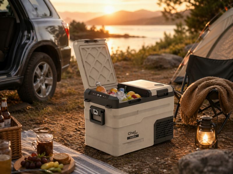 ChefOne IceBox TGS35 DUAL ZONE lodówka turystyczna samochodowa 230v 12v 24v 1 sztuka