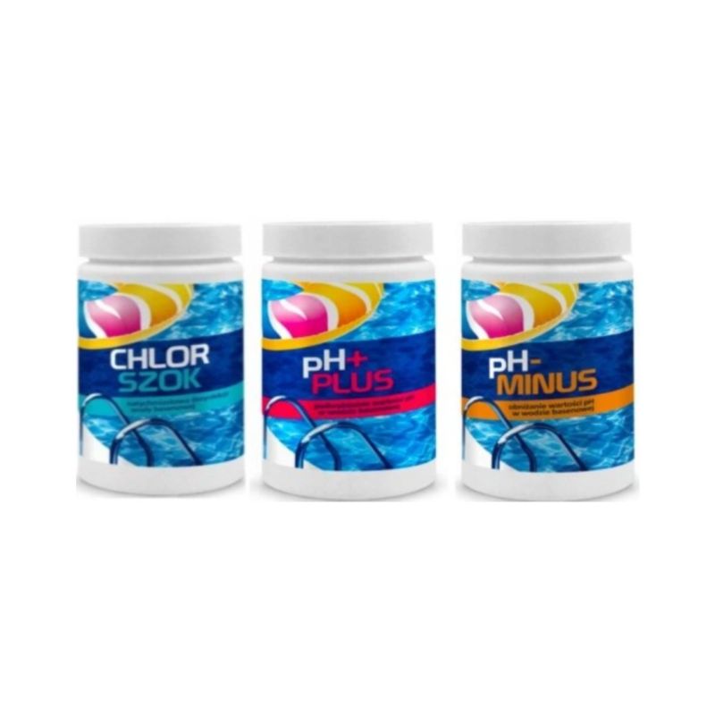 Chemia basenowa, Pool Systems, Gamix, Chlor Ph Plus Ph Minus, 3kg, 3szt.