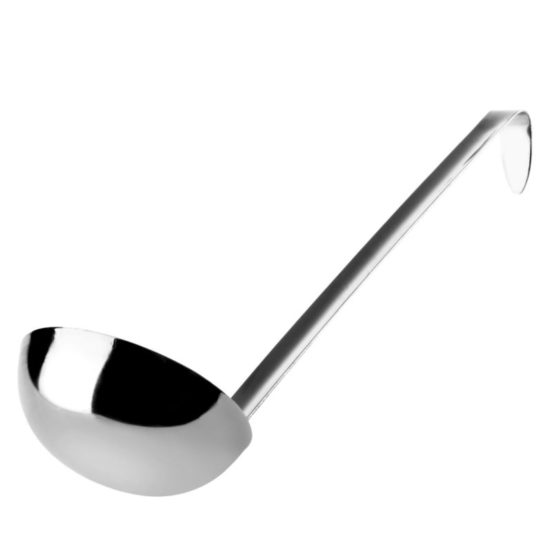 Chochla KADAX Łyżka Do Zup Sosu Nabierka Wazowa 7cm/60ml Srebrny 1 szt.
