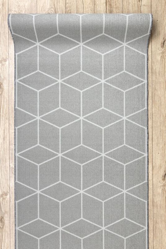 Chodnik RugsX 120x430 cm szary 143429 1 szt.