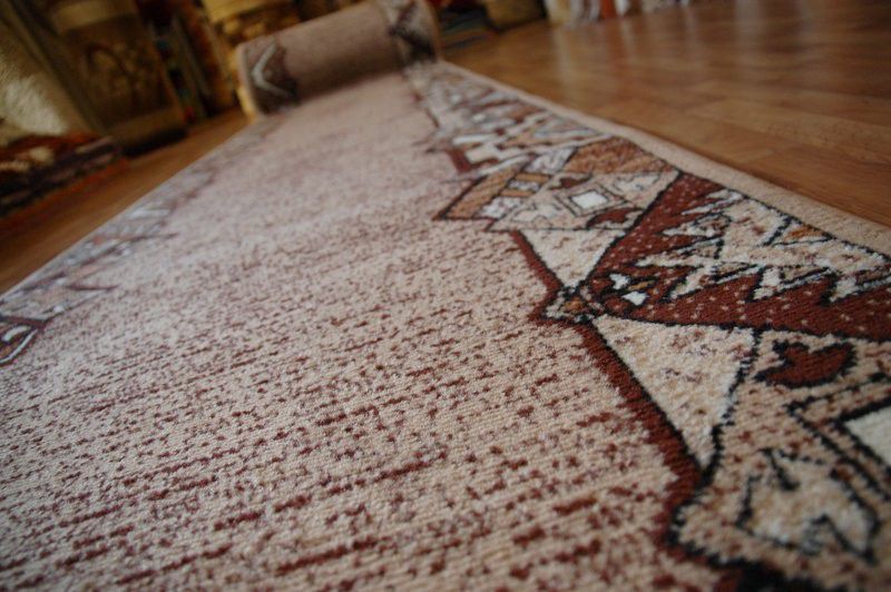 Chodnik RugsX 140x630 cm beż 159224 1 szt.