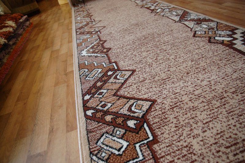 Chodnik RugsX 140x630 cm beż 159224 1 szt.