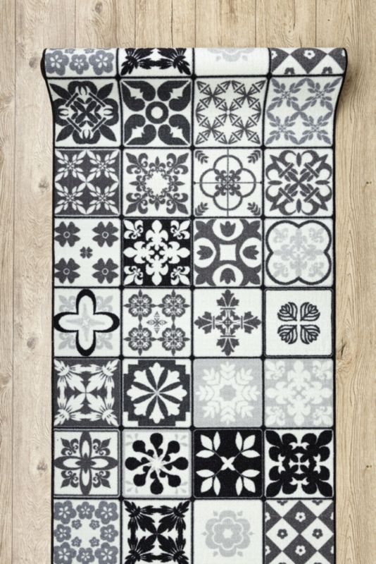 Chodnik RugsX 57x680 cm szary 127609 1 szt.