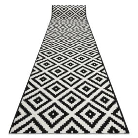 Chodnik RugsX 80x950 cm czarny 179243 1 szt.