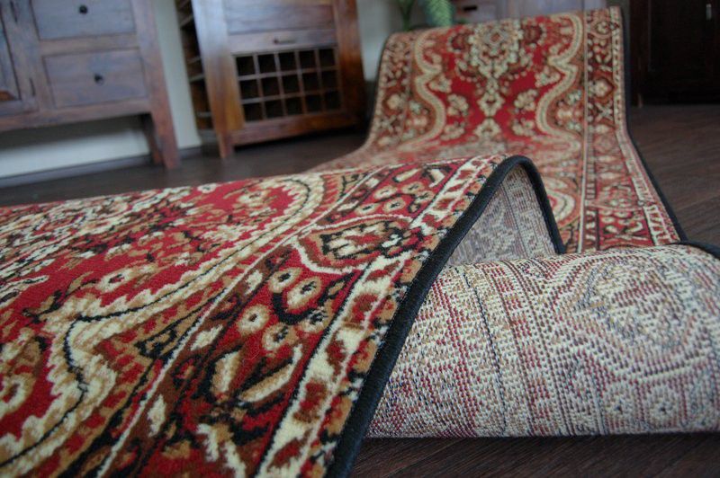 Chodnik RugsX 80x970 cm bordo 161804 1 szt.