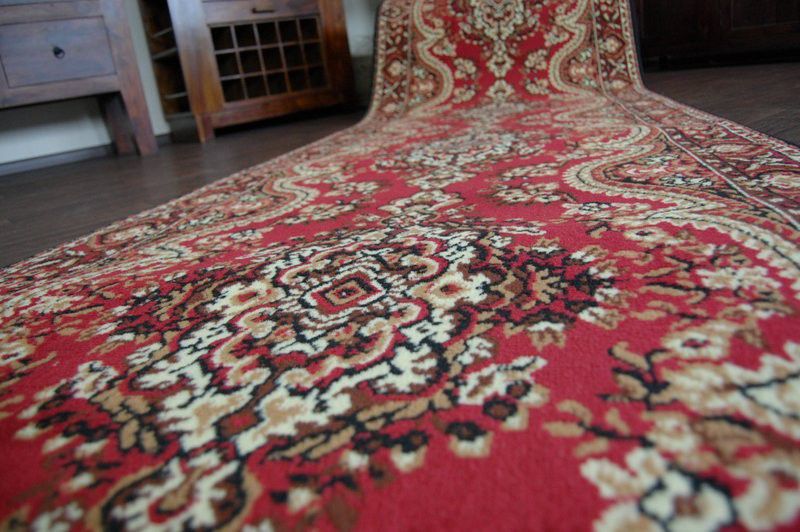 Chodnik RugsX 80x970 cm bordo 161804 1 szt.