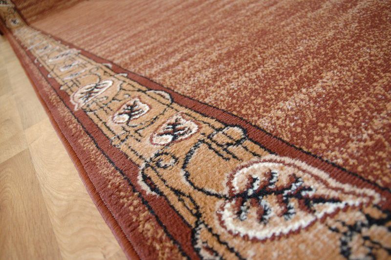 Chodnik RugsX 90x110 cm brąz 171630 1 szt.
