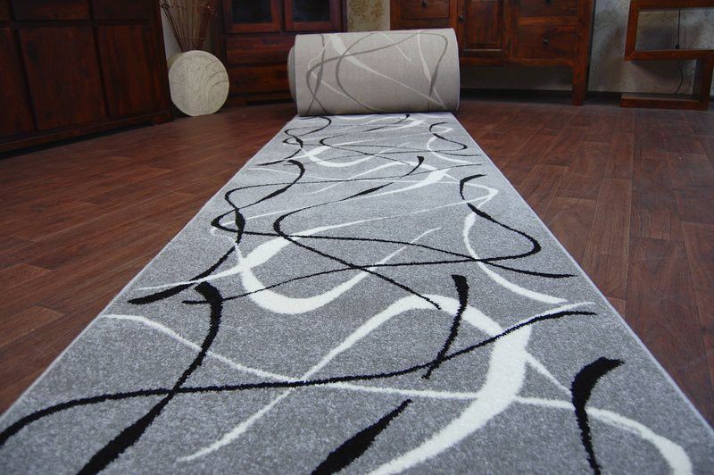 Chodnik RugsX 90x930 cm szary 155752 1 szt.
