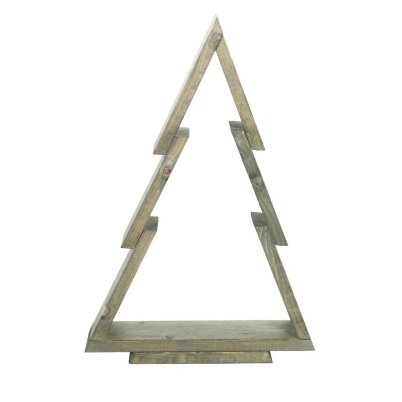 Choinka drewniana stojąca MODO24 59,5 x 39 cm impregnowana zielona 1 szt