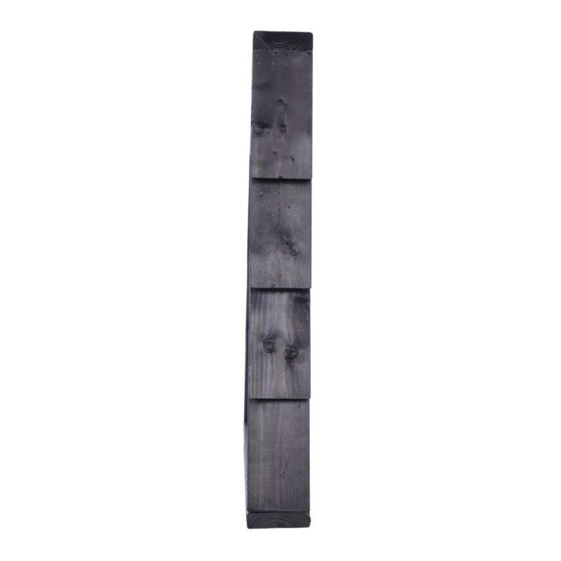 Choinka drewniana stojąca MODO24 75,5 x 48 cm impregnowana czarna 1 szt