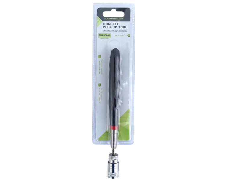 Chwytak magnetyczny, teleskop 19,5-81 cm, latarka LED, udźwig 2,2 kg