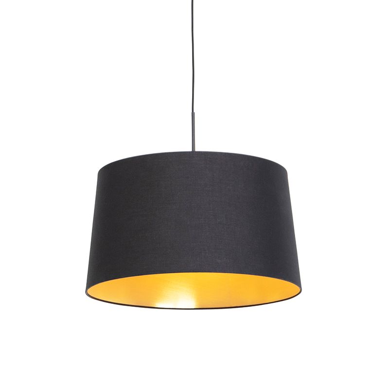 Classicantique lampa wisząca Qazqa Combi 50 czarny i złoty max 60W kompatybilny z żarówką LED E27  1 szt.
