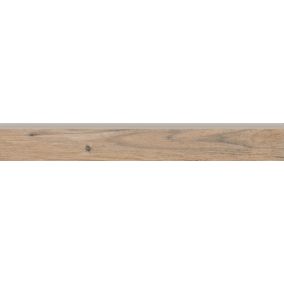 Cokół mrozoodporny szkliwiony Norwegio GoodHome 7,5 x 30 cm brown