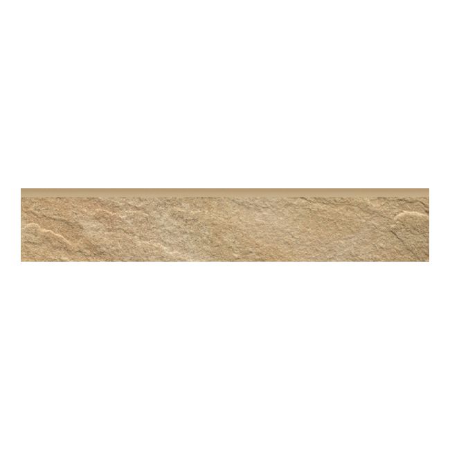 Cokół mrozoodporny szkliwiony Sohn Kwadro 7,2 x 40 cm beżowy matowy