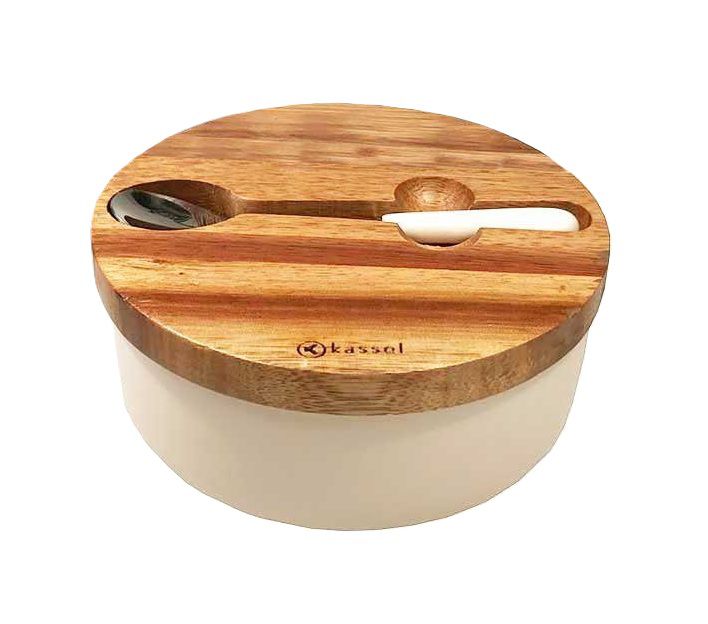 Cukiernica porcelnowa z łyżeczką Kassel-93557 1szt