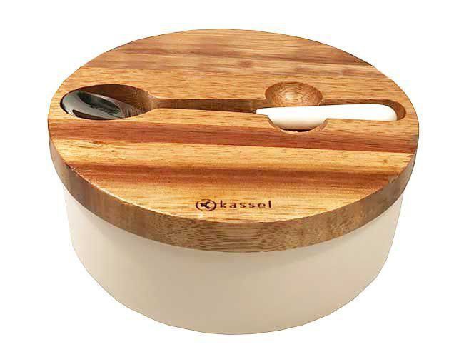 Cukiernica porcelnowa z łyżeczką Kassel-93557 1szt