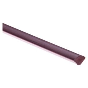 Ćwierćwałek PCV Cezar 13 mm mahoń 2,5 m