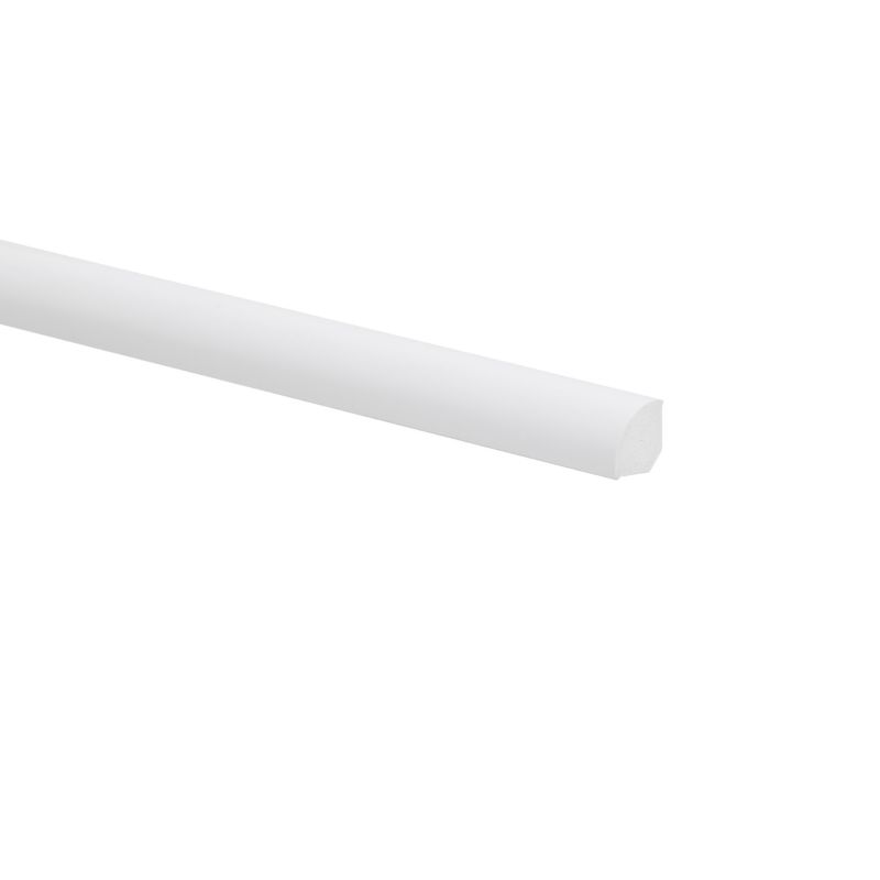 Ćwierćwałek PVC 2600 x 14 x 14 mm biały mat