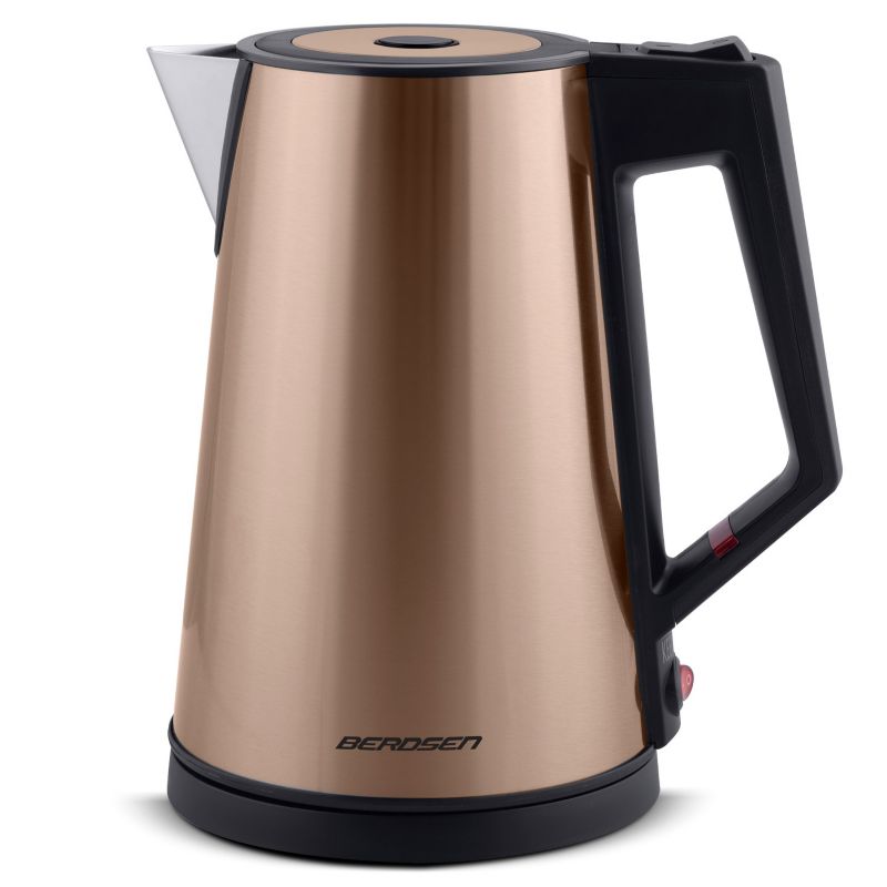 Bouilloire électrique Berdsen BD-705 – 1,7 L, Blanc Et Cuivre, Neuve Sous Boîte