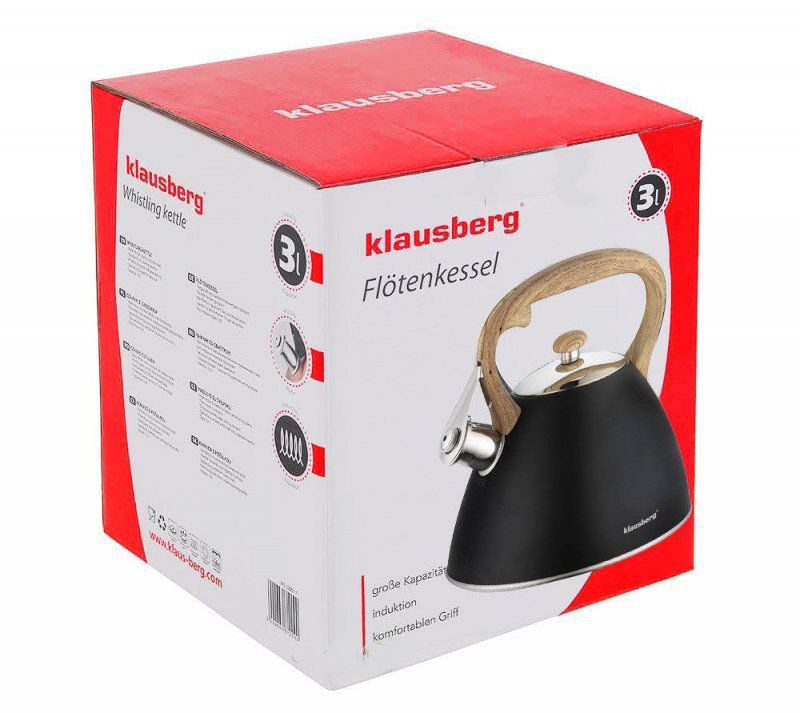 Czajnik Klausberg brąz Gwizdkiem 1 szt.