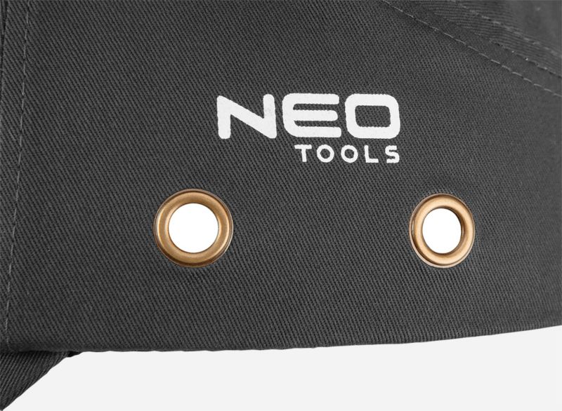 Czapka z daszkiem NEO TOOLS ze wzmocnieniem, szara, CE 1 szt