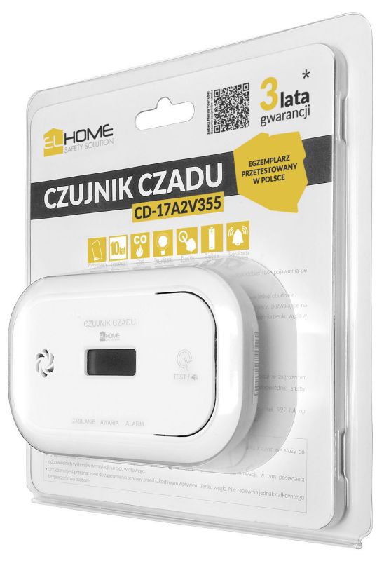 Czujnik czadu El Home Safety Solution CD-17A2V355_B