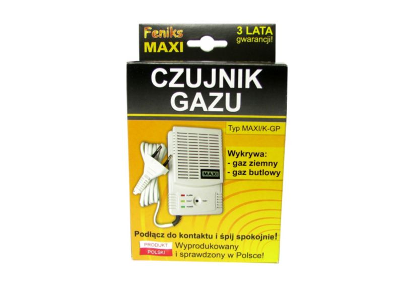 Czujnik Gazu, detektor Feniks (metan, propan-butan) 1 szt.