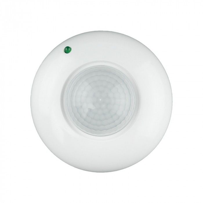 Czujnik ruchu Ecolight podczerwień PIR biały do 6 metrów sufitowy natynkowy IP20 wym: 2,2 x 11,5 x 11,5 cm - 1 szt.