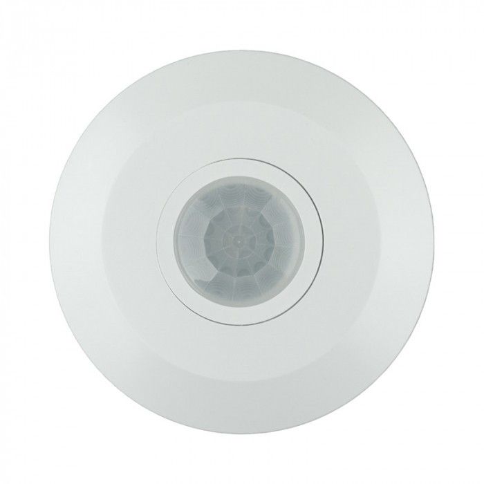 Czujnik ruchu Ecolight podczerwień PIR biały do 8 metrów sufitowy natynkowy IP20 wym: 2,2 x 11,5 x 11,5 cm - 1 szt.