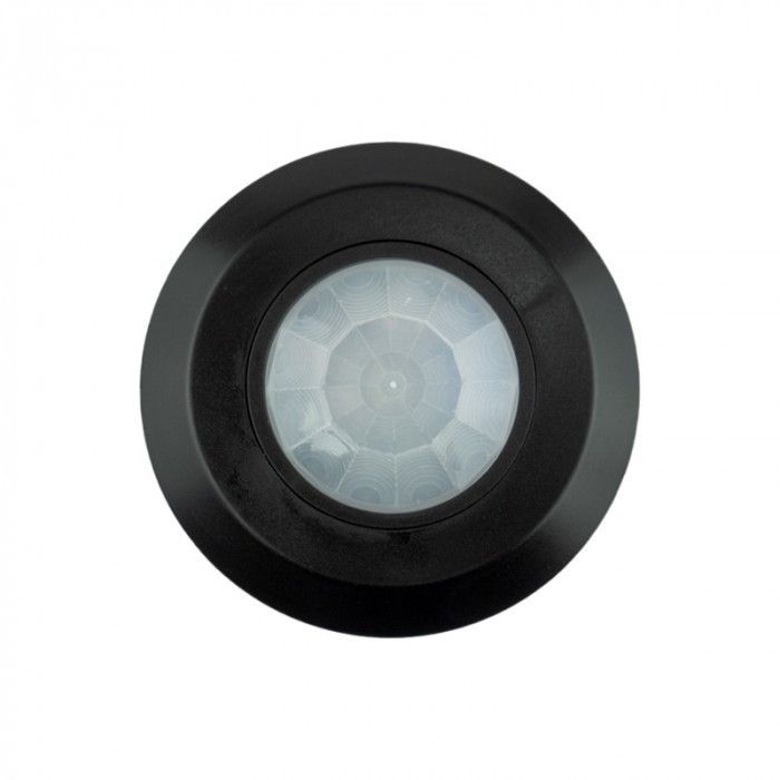 Czujnik ruchu Ecolight podczerwień PIR czarny do 6 metrów sufitowy natynkowy IP20 wym: 1,5 x 7,5 x 7,5 cm - 1 szt.