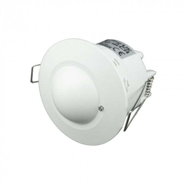 Czujnik ruchu Ecolight wpuszczany biały do 8 metrów sufitowy wpuszczany IP20 wym: 7,7 x 7,7 x 6,3 cm - 1 szt.