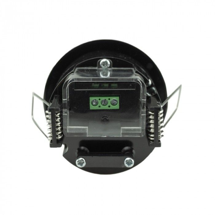 Czujnik ruchu Ecolight wpuszczany czarny do 6 metrów sufitowy wpuszczany IP20 wym: 6,3 x 7,7 x 7,7 cm - 1 szt.