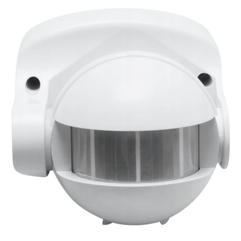 Czujnik Ruchu GTV CR-1 1200W Biały Zasięg 10 m Podczerwień 1 Szt