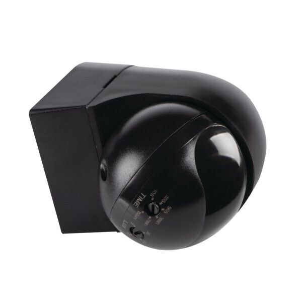 Czujnik ruchu Kanlux podczerwień PIR czarny do 6 metrów ścienny natynkowy IP44 wym: 6,7 x 8 x 8 cm - 1 szt.