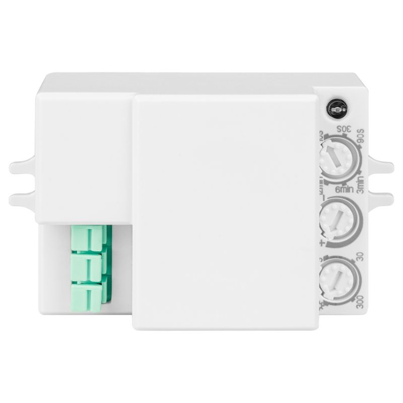 Czujnik ruchu mikrofalowy MasterLED Flat 5.8GHz IP20 regulowany 1200W 1 szt.