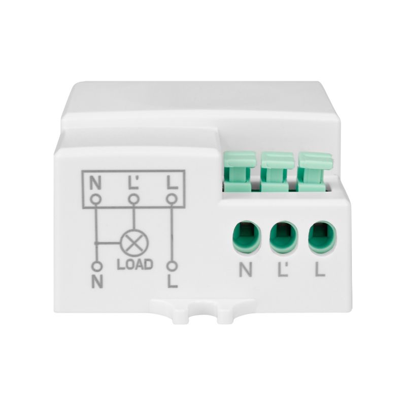 Czujnik ruchu mikrofalowy MasterLED Flat 5.8GHz IP20 regulowany 1200W 1 szt.