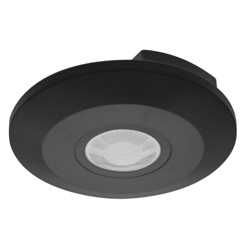 Czujnik ruchu natynkowy GTV CR-3 Mini 360 stopni 6 m IP20 czarny 1 szt.