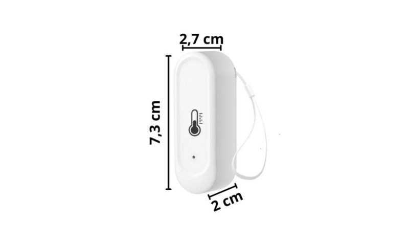 Czujnik temperatury i wilgotności Sone IP65 433MHz do stacji pogodowej Tuya 1 szt.