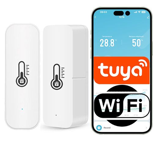 Czujnik temperatury i wilgotności Sone WiFi Tuya Smart Life 1 szt.