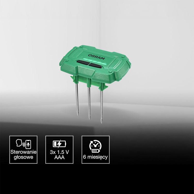 Czujnik Wilgotności Gleby Osram Inteligentny Zielony Smart WiFi 1 szt.