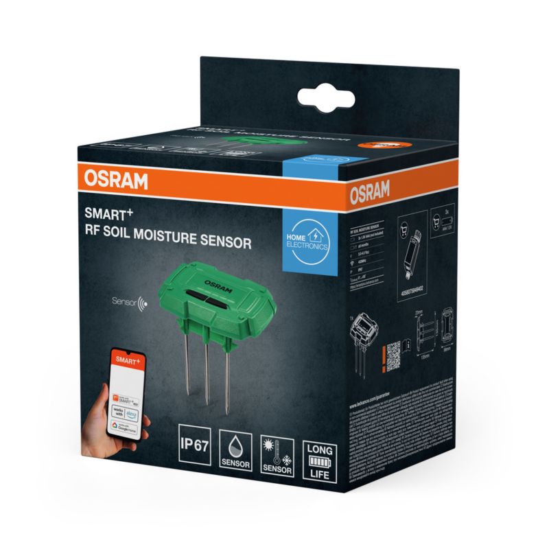 Czujnik Wilgotności Gleby Osram Inteligentny Zielony Smart WiFi 1 szt.